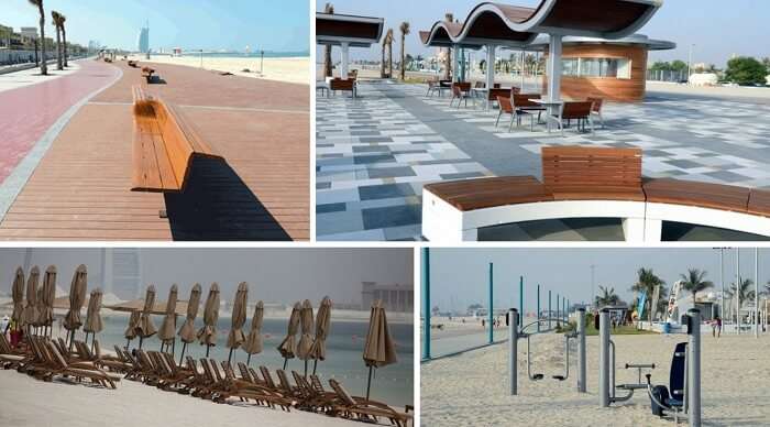 Jumirah beach conriche is one of the best places to visit in Dubai for free