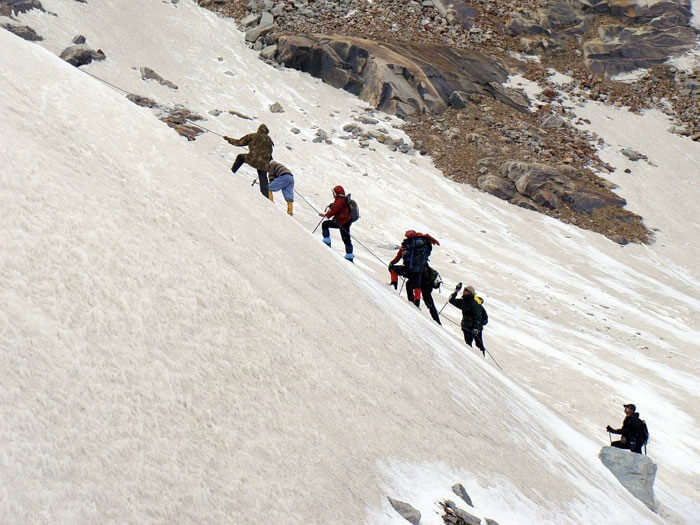 Lamkhaga Pass hike which is nightmarish even to the best of hikers