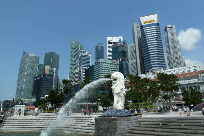 Merlion Park in Singapore