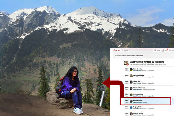 Koyel Biswas -  one of the most viewed writers in travel on Quora