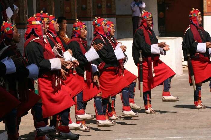 Punakha Drubchen is one such Bhutan festival where there are dramatics and performances