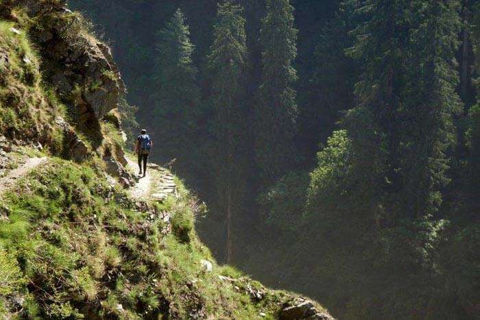 Rupin Pass with eerie trails and suspended bridges