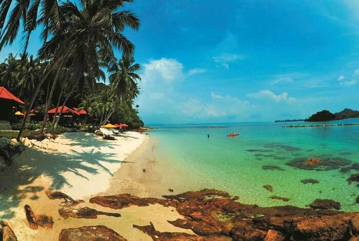 Turquoise waters of the Sibu Islands, Johor