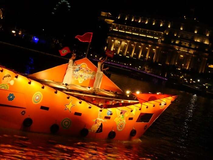 A performance during Singapore River Festival