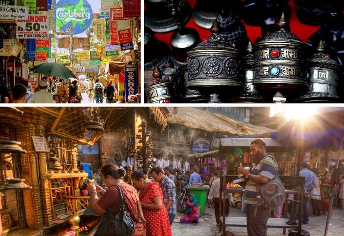 The many views of the Thamel market area in Nepal