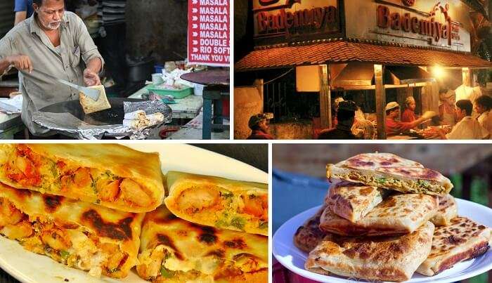 Bademiyan outlet and the baida roti in Mumbai