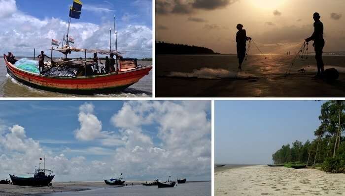 The many views of the Bakkhali beach near Kolkata