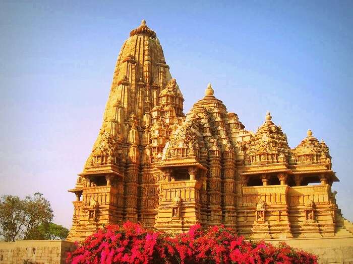 A scenic view of Adasa Ganesh Temple on a bright day