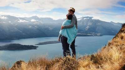 Feeling on top of the world with hil- top honeymoon in new zealand