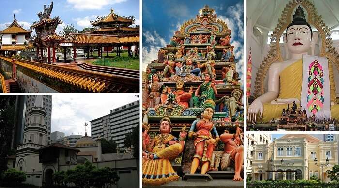 The many religious places in Singapore