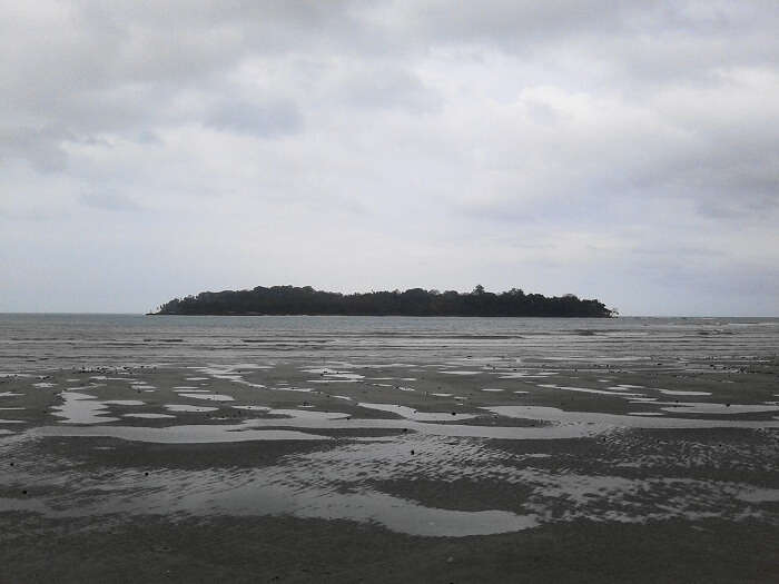 A view of the Ross Island from Port Blair