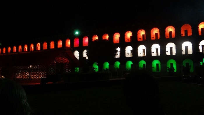 The peepal tree that is shown to narrate the story during light and sound shows at Cellular Jail