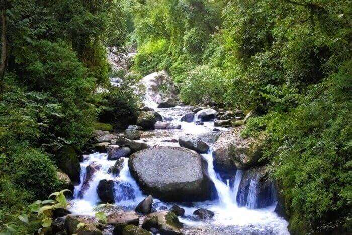 Waterfall in the forests of West Bengal