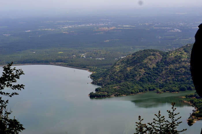 View from the hills in Kodaikanal