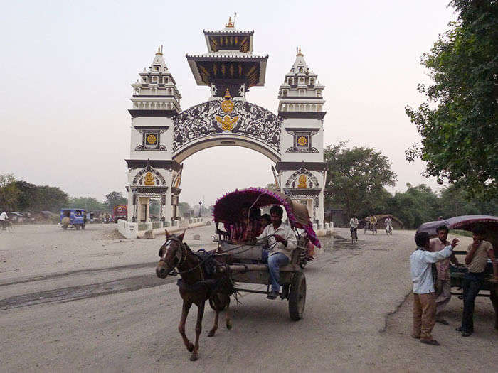 Crossing of the international border