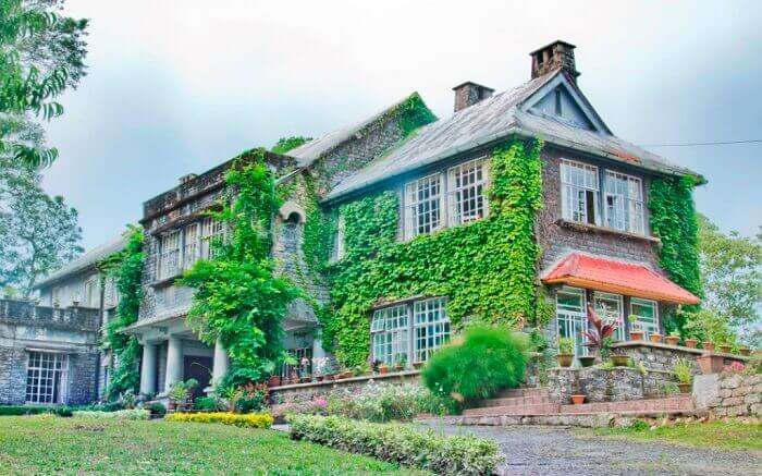 An early morning view of the spooky Morgan House Tourist Lodge at Kalimpong