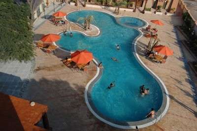 The pool at Papyrus Port Resort