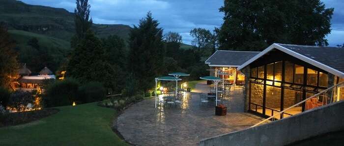 The scenic beauty of Sani Pass Hotel