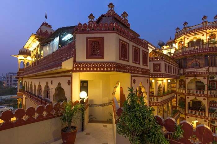 Exteriors Umaid Bhawan Heritage House Hotel in Jaipur