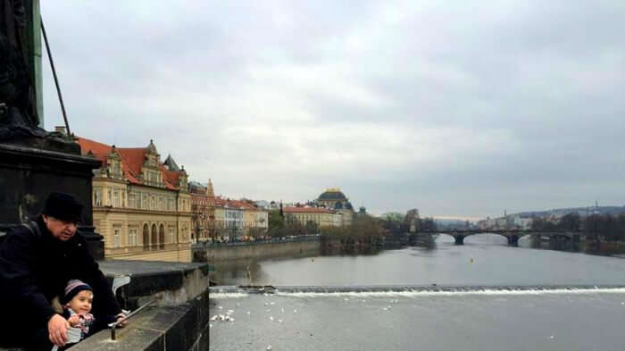 Beautiful view of Prague form the fort