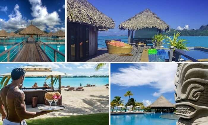 Many views from the St Regis Resort in Bora Bora