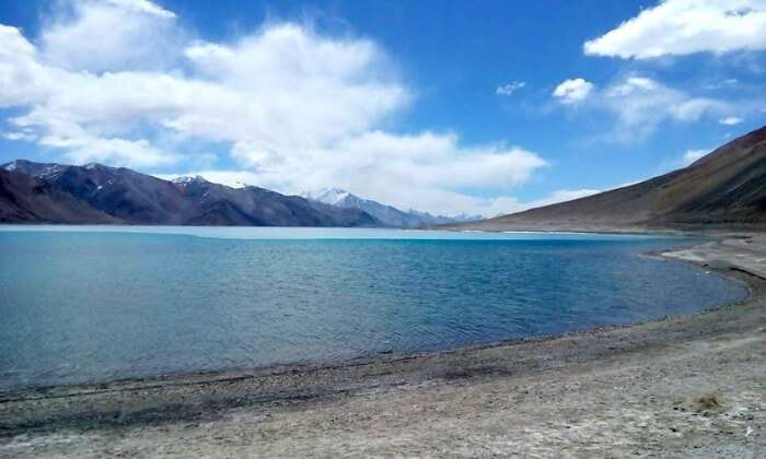 Pangong lake in Ladakh