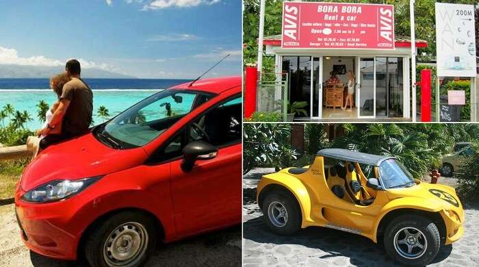 Avis and Europcar offer the option to rent a car in Bora Bora