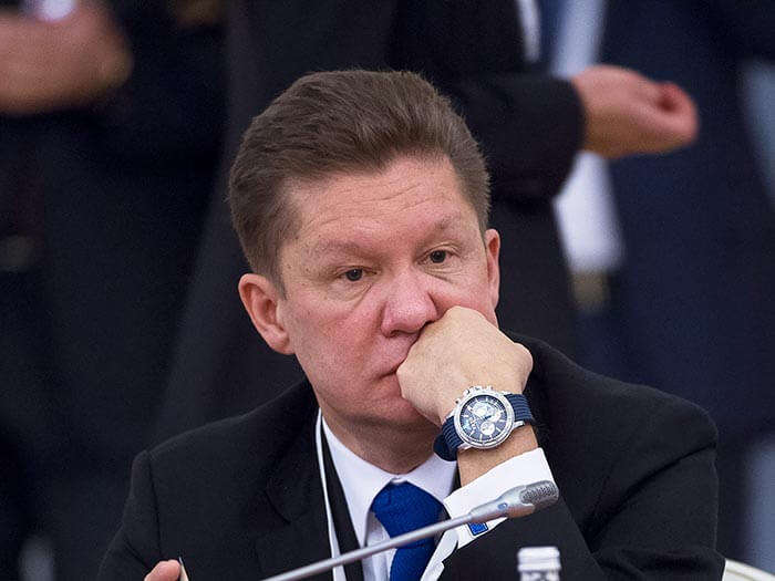 Gazprom CEO Alexey Miller who had Google blur out his house from Google Maps