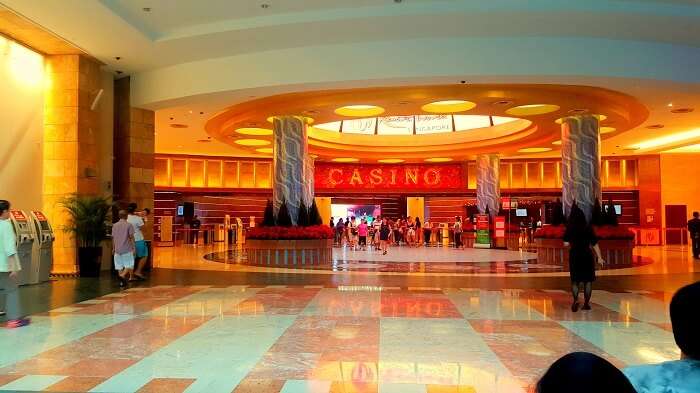 Casino reception in Singapore