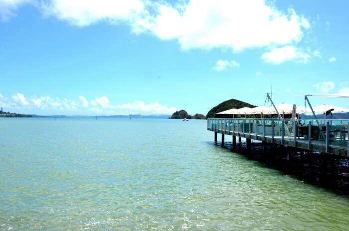 Stunning view from the shore side in New Zealand