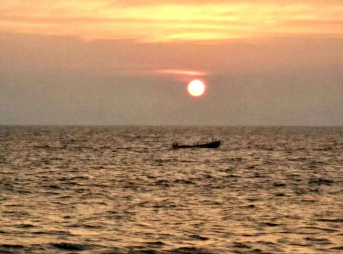 A beautiful view from the Alleppey Boathouse