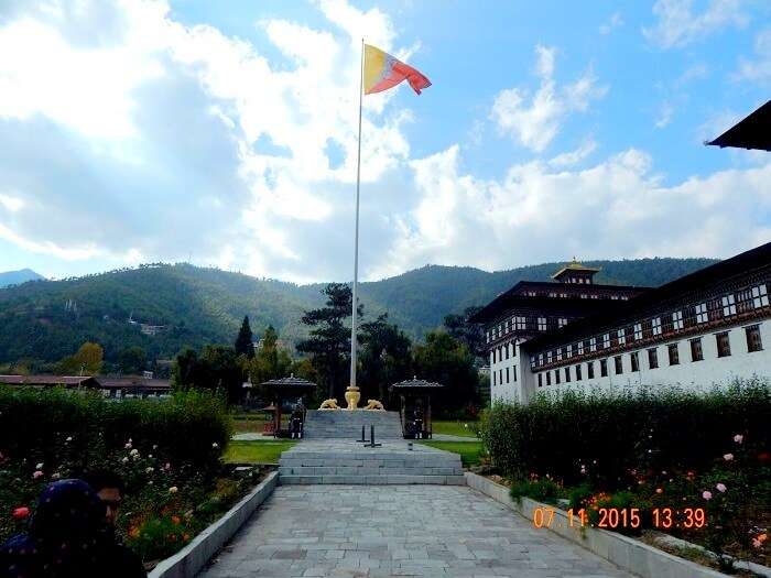 Tashi Chho Dzong in Bhutan