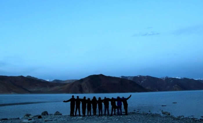 The beautiful Pangong Lake 