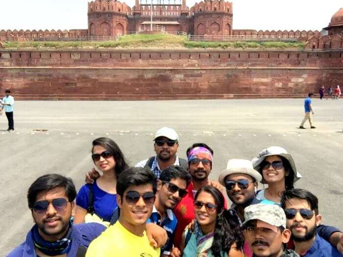 Red Fort Tourist places in Delhi