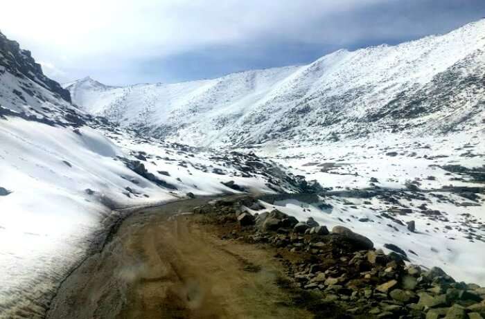 Snow in Ladakh