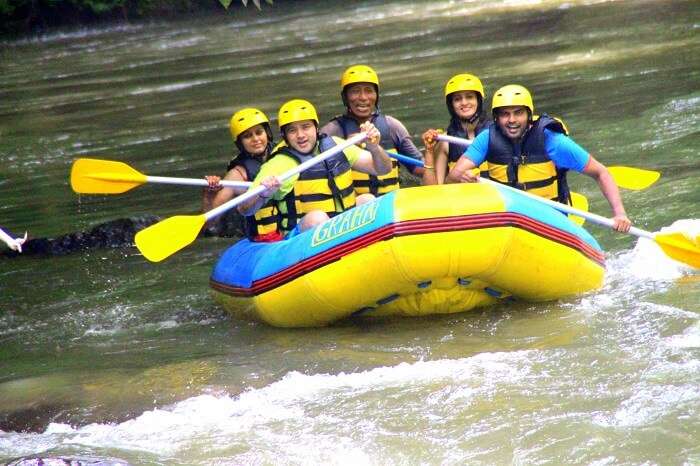 Rafting on river Ayung