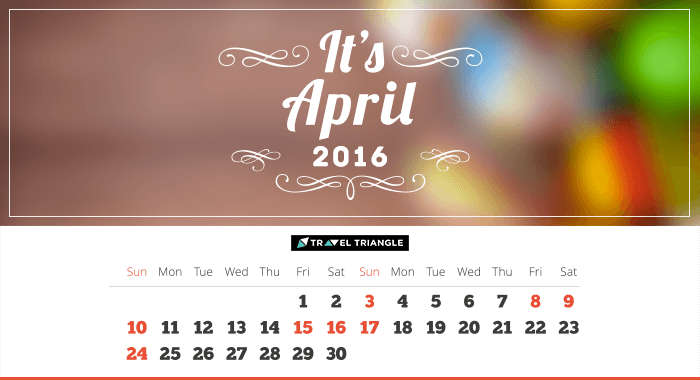 List of all the long weekends in April 2016