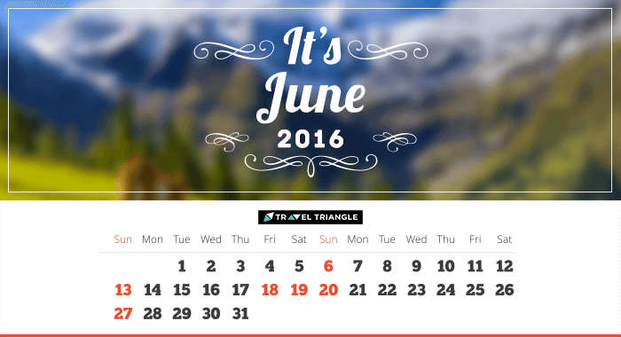 List of all the long weekends in June 2016