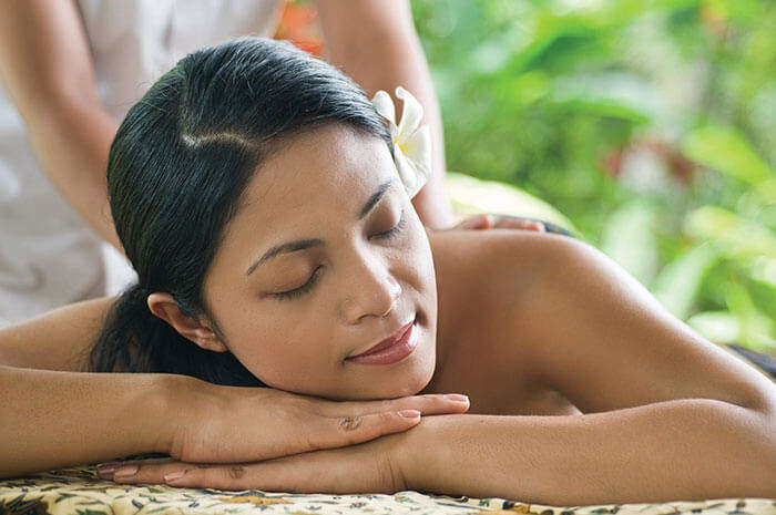 The awesome massage in Bali