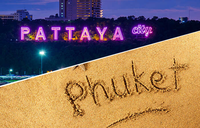 A comparison of Pattaya & Phuket