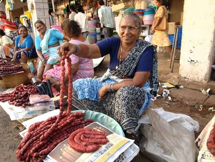sausages in mapusa