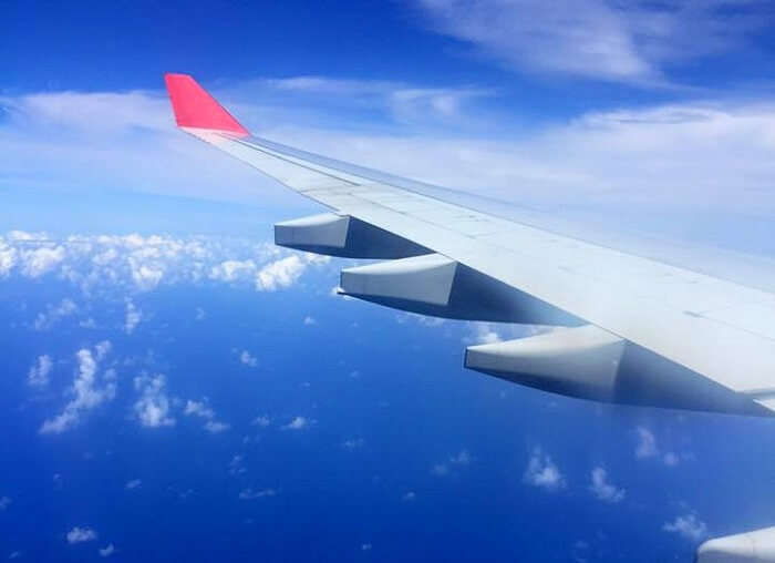 View of the clouds from Aeroplane