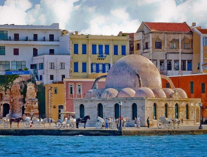 An ancient structure in Chania Town which is one of the best places to visit in Greece