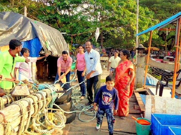 Chinese fishing nets in Kerala