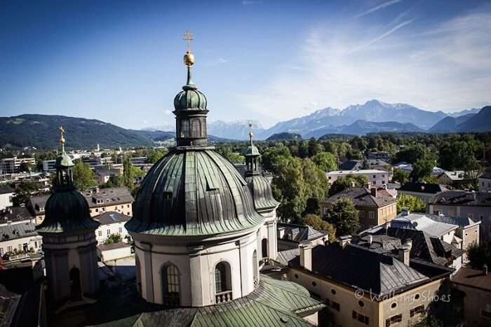 Beautiful architecture of Salzburg