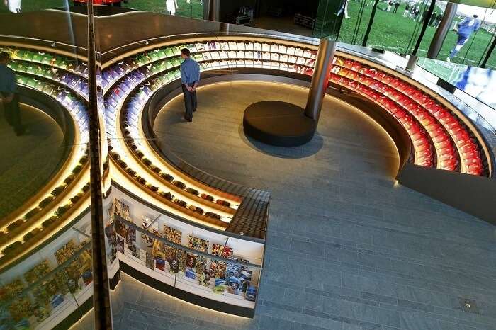 The new world famous FIFA museum in Switzerland