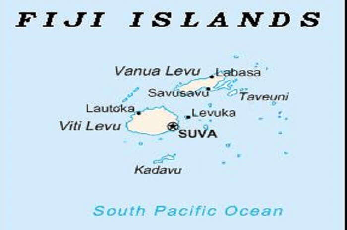 Fiji Islands Map