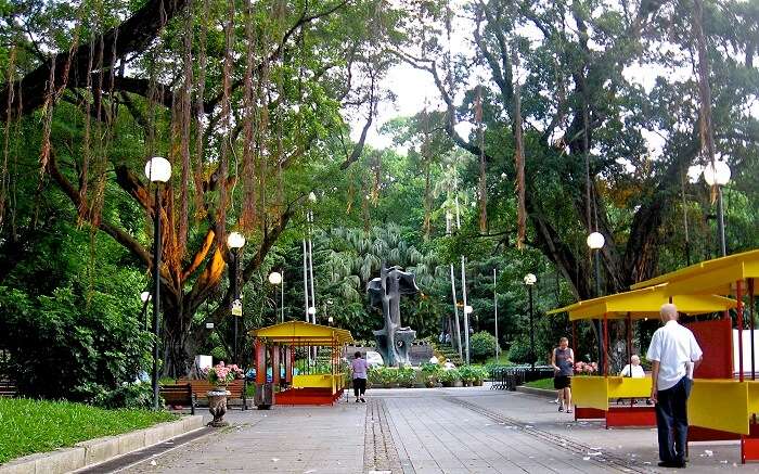 The scene at the Macau Park