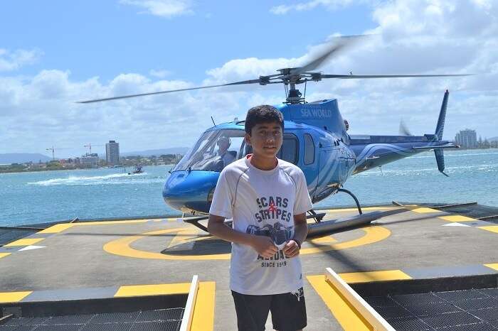 Helicopter Ride at Sea World