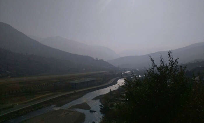 evening view of the scenic Bhutan